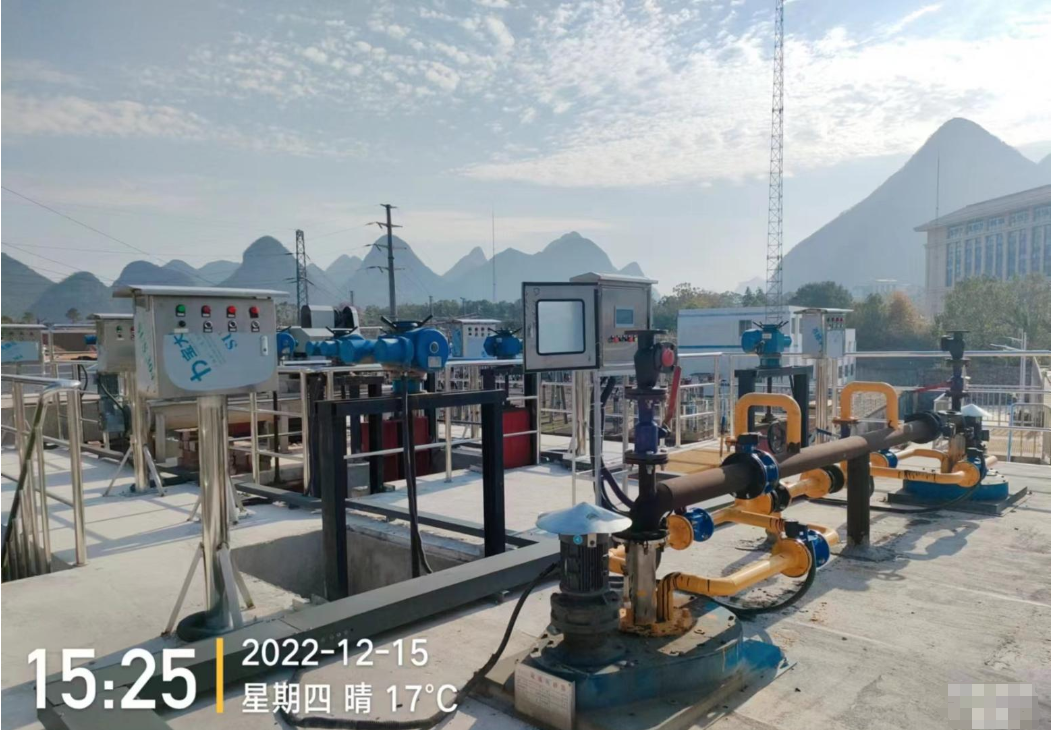 地衛(wèi)環(huán)?！`山縣第三污水處理廠